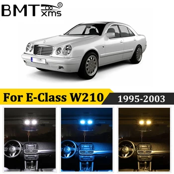 BMTxms 17Pcs Avto LED Notranja Luč Canbus Za Mercedes Benz razred E W210 Limuzina E220 E240 e270, opisan E300 E320 E420 E320 E430 E55 AMG