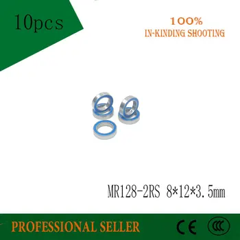 Brezplačna dostava 10pcs/veliko MR128-2RS 678-2RS MR128 ABEC-3 678 globoko groove kroglični ležaj 8x12x3.5 mm mini ležaj