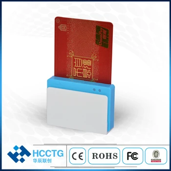 Brezžična RFID, NFC+ČIP+MSR 14443A Bralnik Pametnih Kartic, Pisatelj RFID Reader za Android IOS mobilni Telefon MPR110