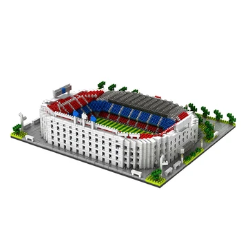 BS 9912-2 Španija Barcelona Nogometni Klub Camp Nou, Stadion 3D Model Diamond gradnji Malih Bloki, Opeke Igrača za Otroke, št Polje