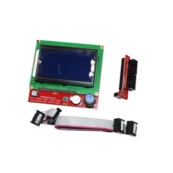 Celoten Grafični Krmilnik Smart LCD-Zaslon za RAMPE 1.4 RepRap 3D Tiskalnik Elektronike (12864 zaslon z SD card reader)