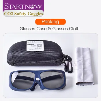 CO2 Laser Očala OD4+ CE Certifikat 10.6 um Laser zaščitna Očala Ščit Zaščitna Očala Za 10.6 Laserski rezalni Stroj Deli