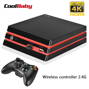 Coolbaby video igra konzola 4K HDMI Izhod Retro 600 Klasičnih iger 64 Bit 2.4 G dvojni Brezžični Gamepad Konzole Božično Darilo
