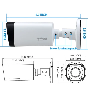 Dahua IPC-HFW4431R-Z 4MP POE IP Kamera 80 MAX IR Noč 2.7~12 mm VF objektiv Motorizirana Zoom, Samodejno Ostrenje Bullet Varnosti CCTV Kamere