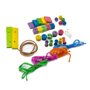 DIY pribor, papiga igrače, ptica, igrače, cowhide vrv, sisal vrv, lahko stranke design in sestavite sami