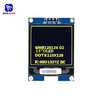 Diymore 1.5 inch 128128 LCD-Zaslon OLED Ščit Modul 4 Pin IIC Vmesnik SSD1327 Gonilnik za Arduino STM32 Raspberry Pi