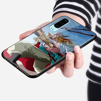 En Kos Luffy Ace Newgate anime mehki silikonski stekla telefon primeru zajema lupini za Huawei Honor Proti Mate P 9 10 20 30 Lite Pro Plus