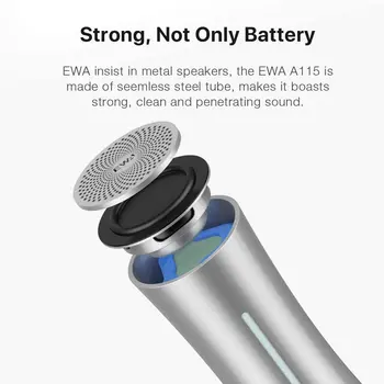 EWA Res Brezžične Stereo TWS 105 ur čas predvajanja Bluetooth Zvočnik A115 Vgrajen 6000mAh Baterija za ponovno Polnjenje Odličen Zvok & Bass