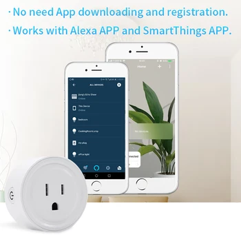EWelink ZigBee Smart Plug WIFI Socket Mini Stikalo Za Alexa Samsung SmartThings Podporo Echo Naprave Glasovni Nadzor Pametne Vtičnice