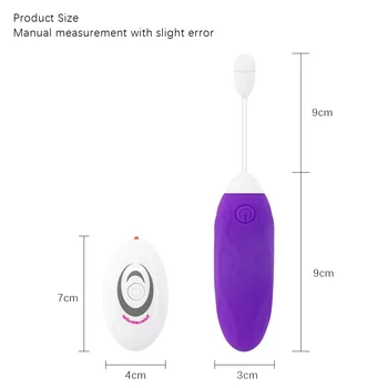 EXVOID Brezžični Jajca Vibrator Sex Igrača za Žensko G Spot Massager Silikonski Klitoris Stimulator Vibrating Bullet Daljinski upravljalnik
