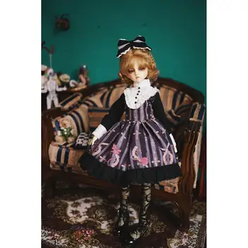 Fantasy Lolita Obleko Za 1/6 1/4 MSD 1/3 YOSD BJD Lutka Obleko Dollfie