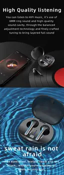 G9F PRO TWS Dotik, Bluetooth Slušalke HD Brezžične Stereo slušalke šumov Gaming Slušalke slušalke Bluetooth