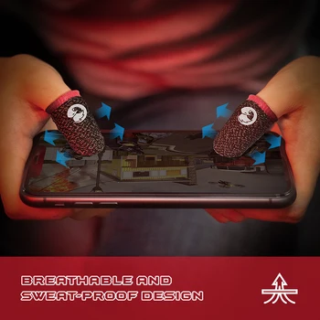 GameSir Talons Sweatproof Gaming Prst Rokavice 1 Par Poklicnih Thumbs Rokav za PUBG Call of Duty Mobilne Legende