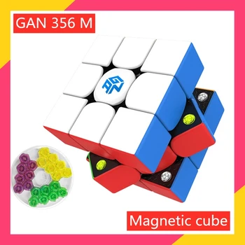 GAN 356 M 3x3x3 Čarobno Magnetna Kocka GAN 356 RS 3x3x3 Puzzle Cubo Magico Strokovno Hitrost Magneti 3x3x3 Kocka GAN 356 kocka