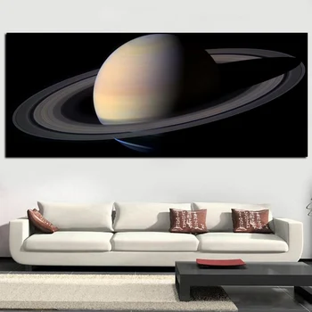 HD 3D Tiskanja Povzetek Vesolje Galaxy Planet Slikarstvo na Platno Wall Art Slike Plakat Dekor Za dnevno Sobo Cuadros Brez okvirja
