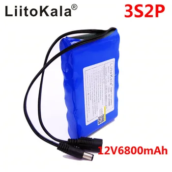 HK LiitoKala 12,6 V 2200mAh 6800mAh 9800mAh 10Ah Li-ionska Baterija za Polnjenje Moči Banke Za GPS Avto Kamera