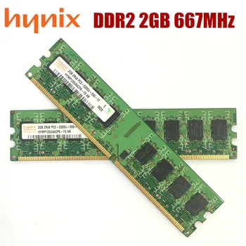 Hynix čipov DDR2 4 GB, 2 GB, 1 GB PC2 5300U 6400U DDR2 1G 4G 2G 667 800 MHZ Namizje RAM Namizje pomnilnik