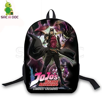 JoJo ' s Bizarre Adventure nahrbtnik ženske moški Laptop nahrbtnik šolske torbe za najstniška dekleta, fantje Priložnostne nahrbtnik potovalne torbe