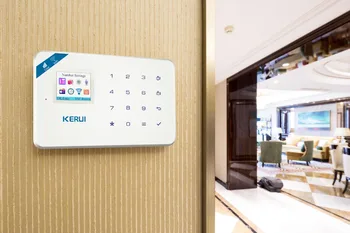 KERUI WIFI GSM Protivlomni Varnostni Alarmni Sistem IP Kamero APP Nadzor Doma PIR detektor Gibanja Vrat Senzor Alarm Detektor Alarm