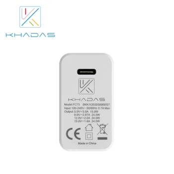Khadas 24W USB-C ZDA/EU/UK Adapter