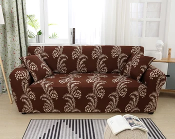 L oblike rastlin natisnjeni kavč zajema spandex za dnevni prostor kavč kritje kotu kavč kritje chase dolgo kritje elastičen material