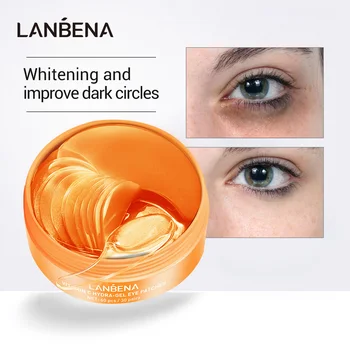 LANBENA Vitamina C Obraz Serum Zob za Nego Kože, make-up Base Bistvo Učvrstitev Oči Obliži Facial Cream Izboljšanje Dolgočasno Freckle
