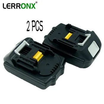 LERRONX NOVO 2PCS 18V 2.0 Ah Litij-Polnilna Nadomestna baterija Za Makita električno orodje BL1815 BL1830 LXT400 BL1840 BL1850