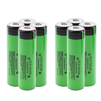 Lipo Baterijo 3,7 v 18650 Prvotno Pristno Baterijo za ponovno Polnjenje 3400mAh Litij-NCR18650B igrače, Svetilke baterije