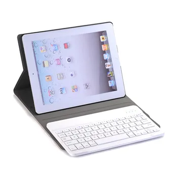 Luksuzni Primeru za Apple iPad 2 3 4 Tipkovnico Bluetooth, Usnje Tablet Cover za iPad 2 za iPad 3 za iPad 4 Smart Primeru Auto Sleep