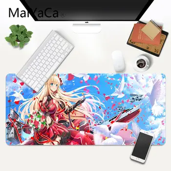 MaiYaCa Azur Lane Naravne Gume Gaming mousepad Desk Mat Gaming Mouse Pad Velike Deak Mat 700x300mm za overwatch/cs pojdi