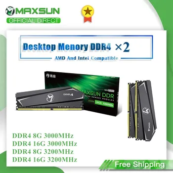 MAXSUN Ram DDR4 8GB 16GB Pomnilnika 3200MHz 3000MHz Doživljenjsko Garancijo Memoria Ram DDR4 1,2 V 288Pin Vmesnik Tipa dimm Namizje