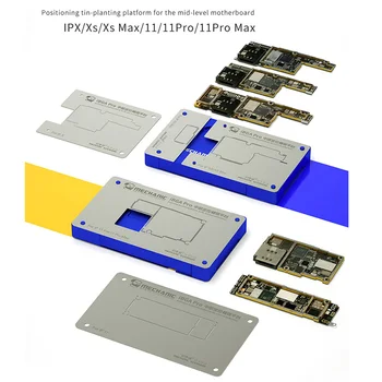 MEHANIK iBGA Pro BGA Reballing Platforma za IPX XSMAX IP11 11PRO MAX Mainboard Dvojni Stranski Magnetni Tin Sajenje Položaja