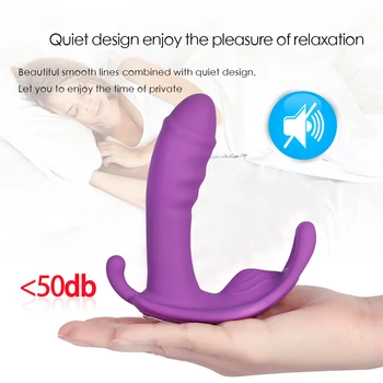 Metulj Vibracijske Hlačke Nosljivi Dildo, Vibrator G Spot Klitoris Stimulator Erotične Igrače za Odrasle Igrača za Ženske, Orgazem Masturbator