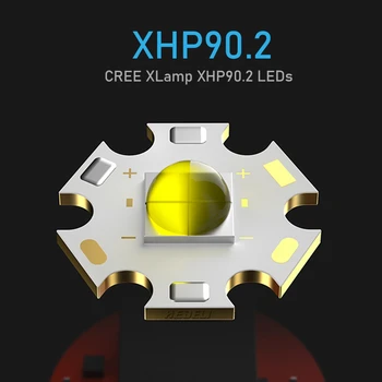 Mini 300000 lumen xhp90.2 najbolj močna led svetilka baterijska svetilka xhp70 polnilna Taktično svetilke usb xhp50 ročno svetilko xhp70.2