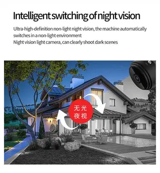 Mini Fotoaparat 1080P Night Vision Senzor Kamere Gibanja DVR Mikro Kamero Šport DV Video majhne IP Kamero Oddaljeni Zaslon Pametnega Doma