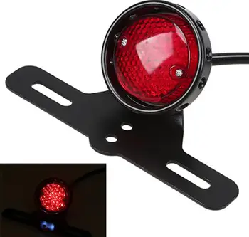 Motorno kolo LED Retro Rdeča Zadaj Rep Zavore Lučka Stop Svetilka W/ Tablice Nastavek za Harley Honda Suzuki Chopper Plovec KTM