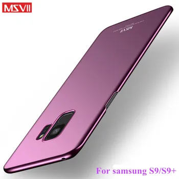 MSVII coque Za Samsung Galaxy S9 Primeru Pokrovček Za Samsung S 9 Primeru Slim PC Trda Zaščitna Primeru Telefon Za Samsung Galaxy S9 plus