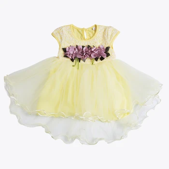 Multi-slog Super Srčkan Baby Dekleta Poletje Cvetlični Obleka Princess Party Til Cvet Obleke 0-3Y Oblačila