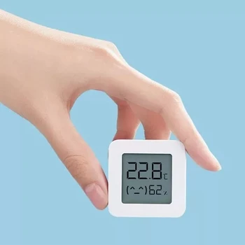 Na zalogi Xiaomi Smart LCD Zaslon Digitalni Termometer 2 Mijia Bluetooth Temperatura Vlažnost Senzor Vlage Meter Mijia App
