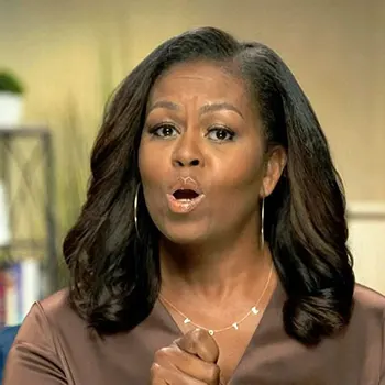 Nekdanja Prva Dama ZDA Michelle Obama Nosi Isti GLAS Ogrlica Začetno Ogrlice Vročih Nakit Svobode, Enakosti Darilo