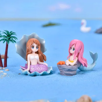 Nova Morska Deklica Princesa Dekleta Figur Model Mikro Krajine Doma Dekor Miniaturni Pravljice Vrtu Okrasni Dodatki Sodobne Kip