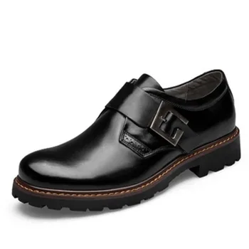 Novi Britanski Stil Loafers Mens Zdrsne na Čevlji Moški Obleko Čevlje Pravega Usnja, Obutve Retro Adulto Poslovno Obleko Oxford Čevlji