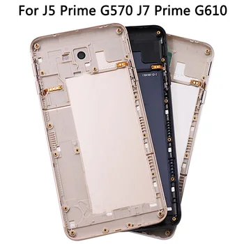 Novo J7 Prime G610F G610 On7 2016 Metal Nazaj Ohišje Za Samsung Galaxy J5 Prime G570F G570 On5 2016 Nazaj Pokrov Baterije, Ohišje