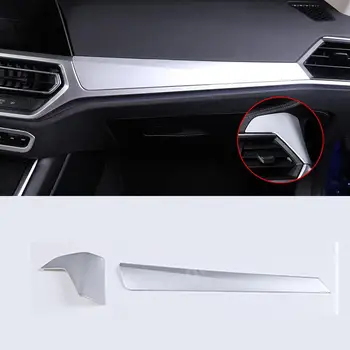 Ogljikovih Vlaken sredinski Konzoli izstopu Zraka nadzorno ploščo Plošča Zajema Nalepke Za BMW Serije 3 G20 G28 Notranja Oprema Avto Styling