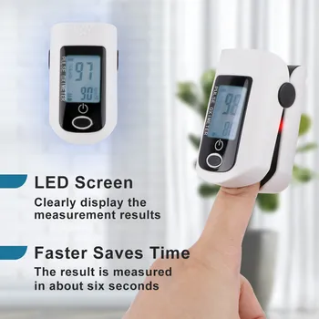 OLED Medicinske Gospodinjski Digitalni Prsta Impulz Oximeter Krvi Kisik Nasičenost Meter Prst SPO2 PR Spremljanje Zdravstvenega Varstva