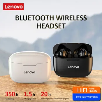 Original Lenovo XT90 Brezžične Bluetooth Slušalke za V uho Zmanjšanje Hrupa Hi-fi Stereo Slušalke Touch Kontrole w/Mic Za Vse Telefone