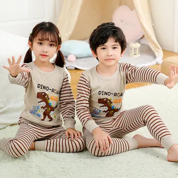 Otroci Pižame Z Dolgimi Rokavi Risanka Otroci Pižame Za Dekleta, Fantje, Otroci Pižame Dojencek Dekliška Oblačila, Obleke Fant Sleepwear More