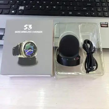 Pametno Gledati Brezžični Polnilec Za Samsung Galaxy Watch 46mm 42m Polnilnik za Polnjenje, ki je Osnova za Galaxy Prestavi S3 S2 Ticwatch Moto 360 1 2