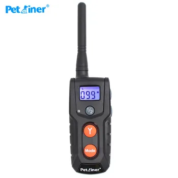 Petrainer 916-2 Ljubljenčka Psa Usposabljanje Ovratnik za ponovno Polnjenje Nepremočljiva Pes Elektronski Šok Usposabljanje Ovratnik z Modro LCD-zaslon
