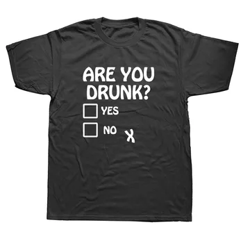 Pijača Rekel, Sarkastičen T Shirt Humor So Si Pijan Da Ne Črke Natisni T-shirt Šala Poletje Priložnostne Vrhovi Bombaž Smešno Tshirt Moški